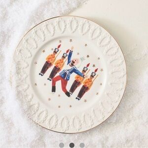 Anthropologie plate dessert nyc ballet nutcracker collection